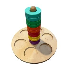 Lovevery Stacking Rainbow Ring Puzzle Game